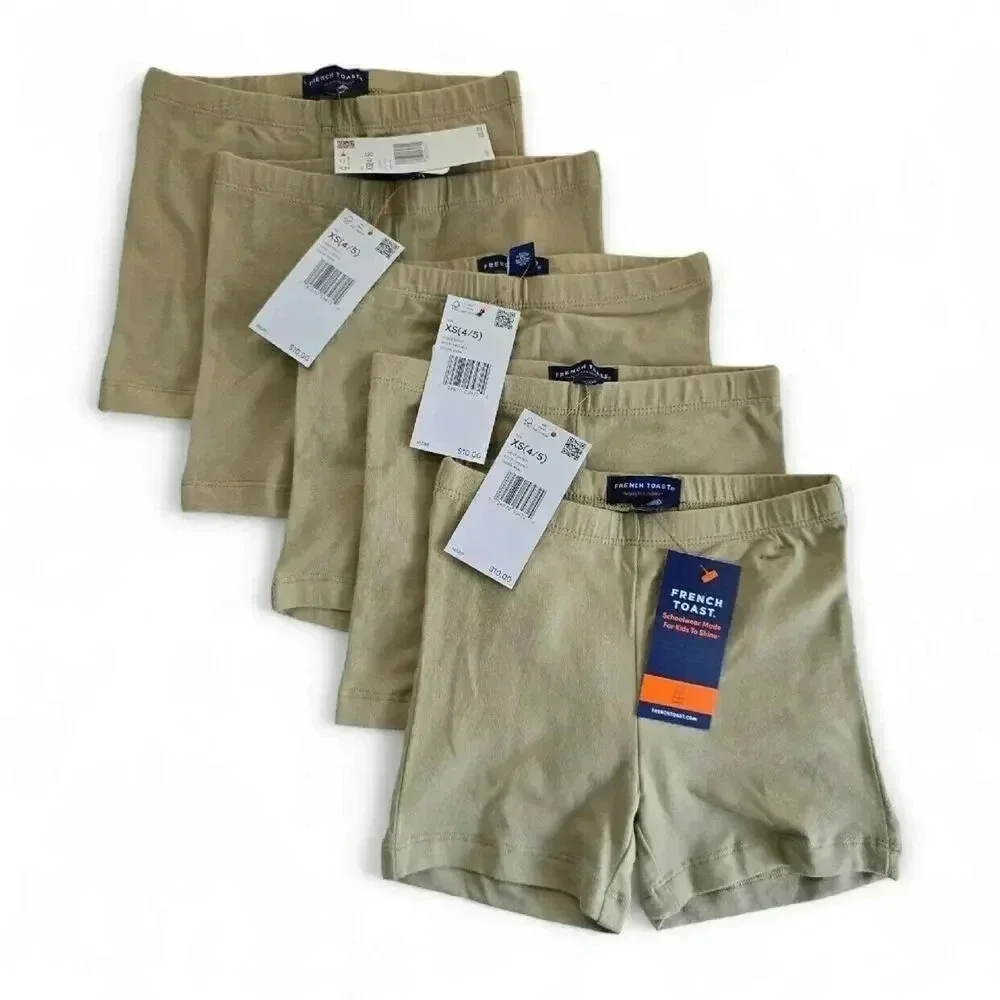 French Toast Kick Shorts | 4/5 NWT 5 Pack Back to School Uniform